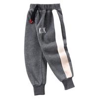 玩具熊 GT001 儿童加绒运动裤 灰色 110cm