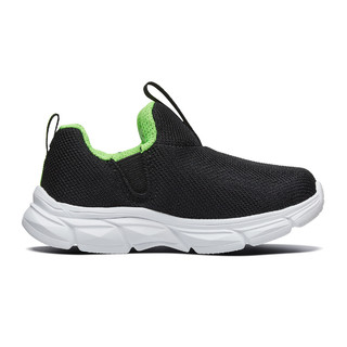 SKECHERS 斯凯奇 95023N/BLK 男童休闲运动鞋 黑色 21码