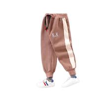 玩具熊 GT001 儿童加绒运动裤 卡其色 100cm