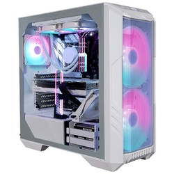 COOLER MASTER 酷冷至尊 HAF500 ARGB E-ATX机箱 半侧透 白色