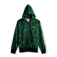 RAZER 雷蛇 X BAPE 男士拉链连帽卫衣