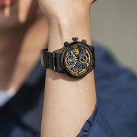 CAT 卡特彼勒 卡特手表男手表正品朋克机械风男士钢带腕表石英表天机系列M43