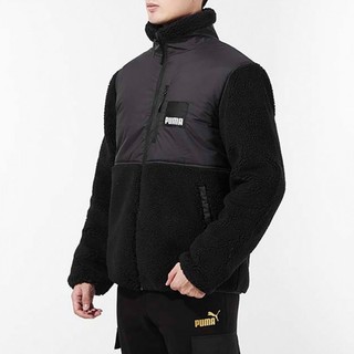 PUMA 彪马 Sherpa 男子运动夹克 846325-01 黑色 XS