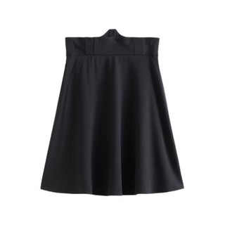 DUSHU 独束 女士短款半身裙 21DS3619 黑色 XL