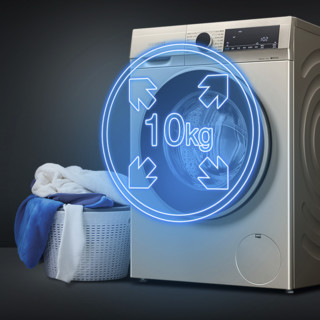 SIEMENS 西门子 悠享系列 XQG100-WG54A1A30W 滚筒洗衣机 10kg 金色