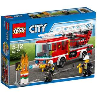 LEGO 乐高 City城市系列 60107 云梯消防车