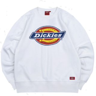 Dickies 帝客 男女款圆领卫衣 DK007059 白色