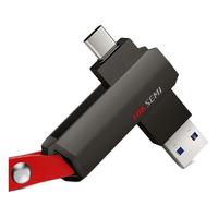 HIKVISION 海康威视 刀锋系列 X304C USB 3.1 U盘 黑色 128GB USB/Type-C双口