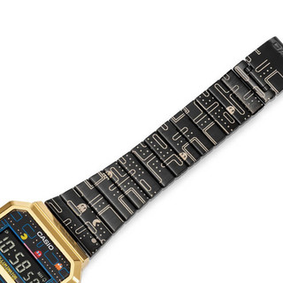 CASIO 卡西欧 32.7毫米石英腕表 A100WEPC-1B PAC-MAN联名款