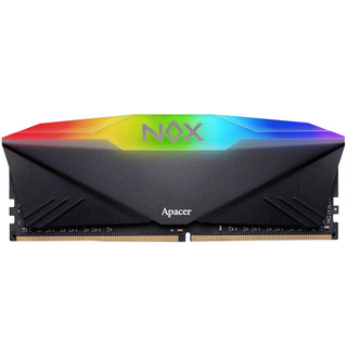 Apacer 宇瞻 NOX暗黑女神RGB系列 DDR4 3000MHz RGB 台式机内存 灯条