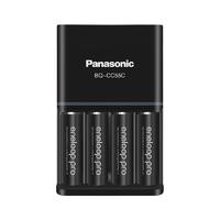 Panasonic 松下 电池充电器 黑色 4槽+5号电池 900mAh 4粒