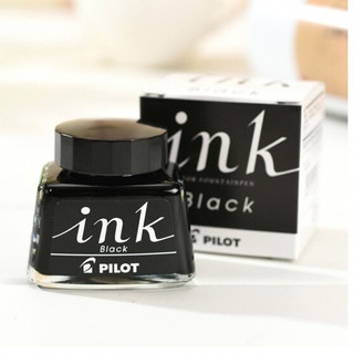 PILOT 百乐 INK-30-B 非碳素钢笔墨水 黑色 30ml