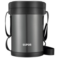 SUPOR 苏泊尔 A系列 KF20AD10 饭盒 2L 曜石黑