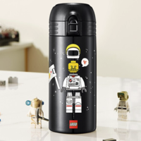 LEGO 乐高 CLASSIC经典创意系列 HD-350-49 儿童保温杯 350ml 小小太空人黑色