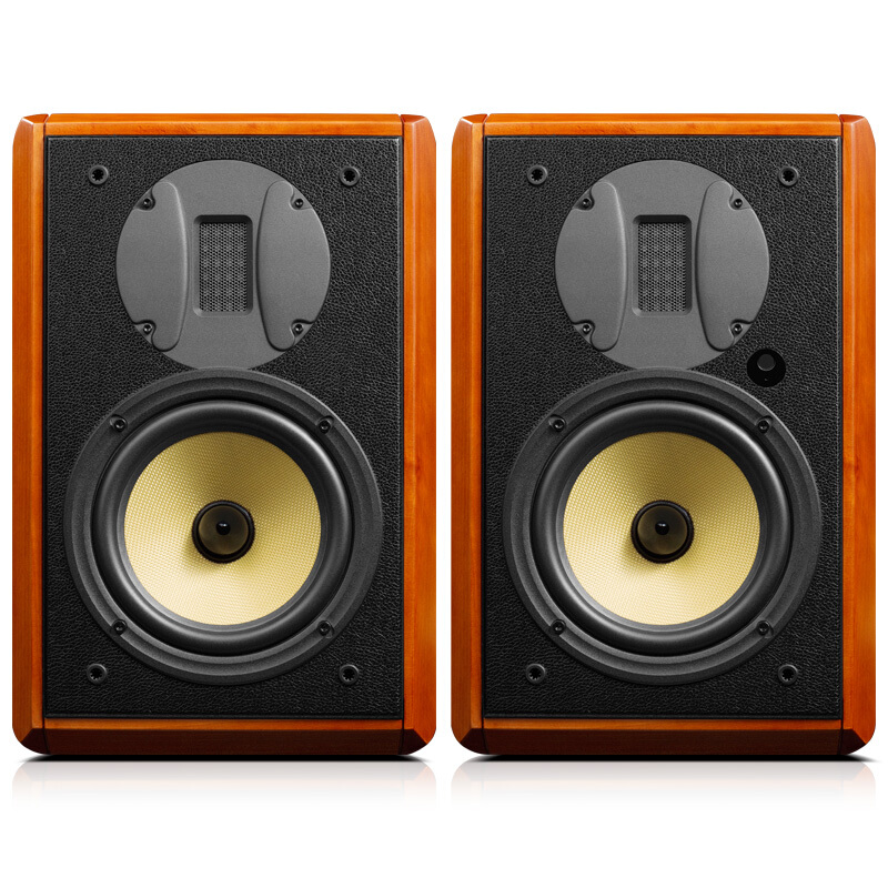hivi 惠威 m1a 2.0声道 家居 蓝牙音箱 原木色