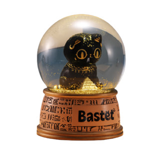 大英博物馆 盖亚·安德森猫系列 灯光水晶球摆件 金字塔灯光款