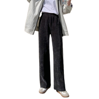 TONLION 唐狮 女士休闲长裤 626420093048 深灰色 XL