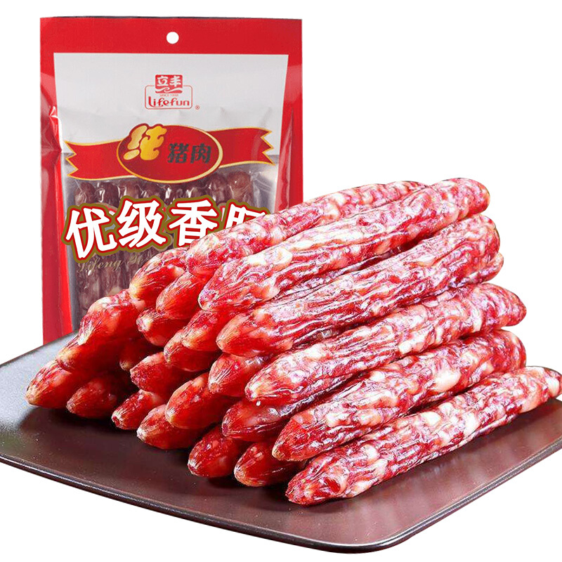Lifefun 立丰 纯猪肉 广式特级香肠 450g