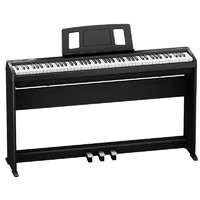 PLUS会员：Roland 罗兰 FP-30X 电钢琴 88键力度键盘 黑色 原厂木架+三踏板+礼包