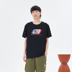 SKECHERS 斯凯奇 Skechers/斯凯奇正品 2021春季男子休闲时尚个性运动T恤 L121U173