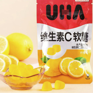 UHA 悠哈 维生素c软糖 柠檬味 50g