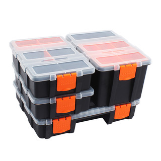 MYTEC 美科 零件盒分类收纳盒塑料格子整理盒可拆卸分格盒子五金配件元件盒