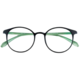 JingPro 镜邦 7404 黑绿色TR90眼镜框+1.56折射率 防蓝光镜片