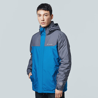 Columbia 哥伦比亚 三合一男子冲锋衣 PM1339-489 蓝色 XXL