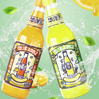 华洋 1982 老广州风味汽水 橙子味 358ml*4瓶