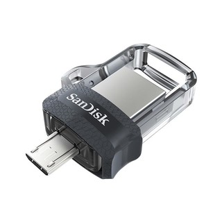 SanDisk 闪迪 USB 3.0 U盘 灰色 16GB Micro-B/USB-A SDDD3-016G-Z46