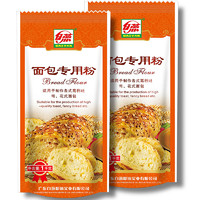 BAIYAN 白燕 面包粉 高筋面粉北美小麦面包机烤箱专用 面包专用粉1kg×2包
