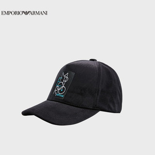 阿玛尼EMPORIO ARMANI奢侈品21秋冬EA女士棒球帽 637072-1A501 BLACK-00020黑色 U