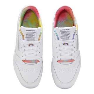 Reebok 锐步 Classic Leather Pride 男子休闲运动鞋 FX4774 白色 42