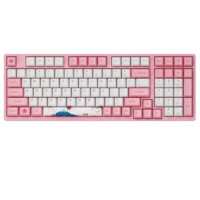 Akko 艾酷 AKKO 3098 98键 有线机械键盘 粉色 AKKO橙轴 无光