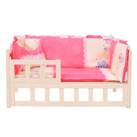 easa 伊萨 宠物实木床+5件套 经典款