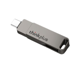 ThinkPad 思考本 MU90 USB 3.2 U盘 黑色 64GB Type-C/USB-A双口