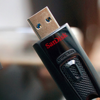 SanDisk 闪迪 至尊高速系列 CZ48 USB 3.0 U盘 黑色 128GB USB+精美挂绳