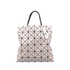 ISSEY MIYAKE 三宅一生 LUCENT系列 女士单肩托特包 AG053 亮面米色 中号