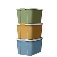 Citylong 禧天龙 X-6131 收纳箱 52L*3个 冰河灰+活力黄+天空蓝