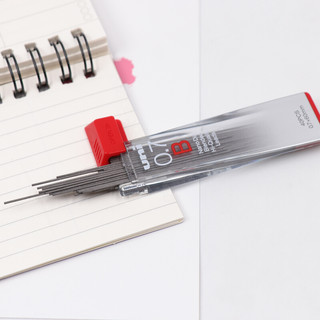 uni 三菱铅笔 202ND 自动铅笔替芯 黑色 B 0.7mm 10管装