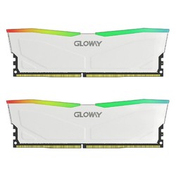 GW 光威 GLOWAY 光威 16GB(8Gx2)套装 DDR4 3200频率 内存条 深渊系列-轻羽白