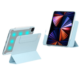 YEBOS 益博思 iPad Pro 2021款 11英寸 液态硅胶平板电脑保护壳 天蓝色