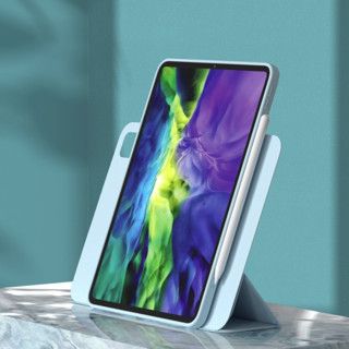 YEBOS 益博思 iPad Pro 2021款 11英寸 液态硅胶平板电脑保护壳 天蓝色