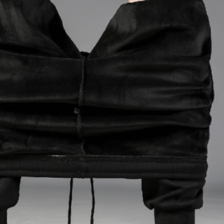 EFEZU 易非轩 男士休闲束脚九分裤 K2888 中国款 黑色 XL