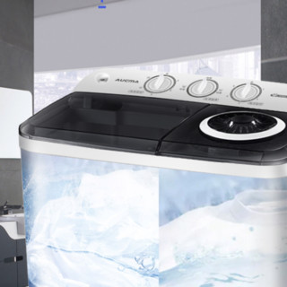 AUCMA 澳柯玛 XPB55-3918S 双缸洗衣机 5.5kg 白色