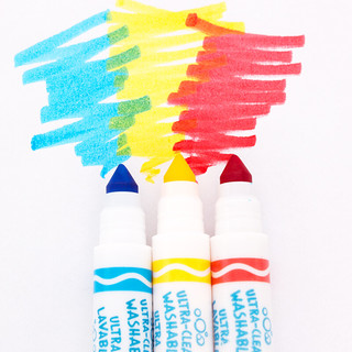 Crayola 绘儿乐 58-7812 可水洗粗头水彩笔 12色