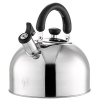 MAXCOOK 美厨 304烧水壶煤气鸣笛3/4/5L电磁炉燃气茶壶不锈钢大容量开水壶