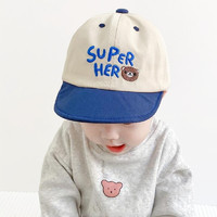 欧育 B1526 儿童帽子 字母小熊
