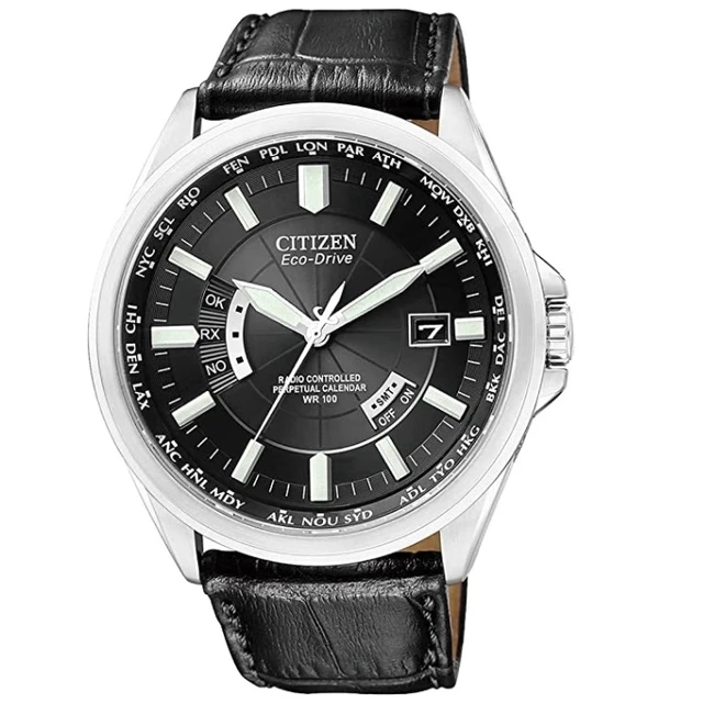 CITIZEN 西铁城 超级空中之鹰系列 43毫米光动能电波腕表 CB0010-02E