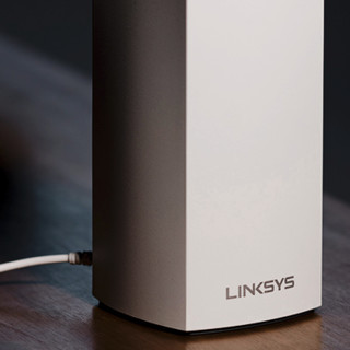 LINKSYS 领势 Velop系列 MX5502 双频5400M 千兆Mesh无线分布式路由器 Wi-Fi 6 两只装 白色